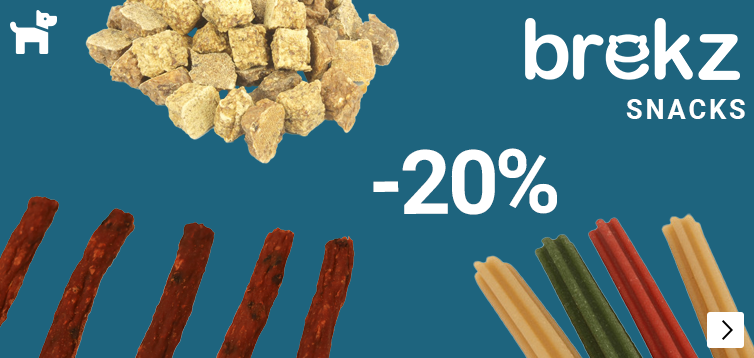 BREKZ SNACKS 20% korting DOG