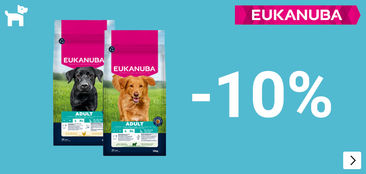 Eukanuba diverse grootverpakkingen 10% korting ook op bundels DOG