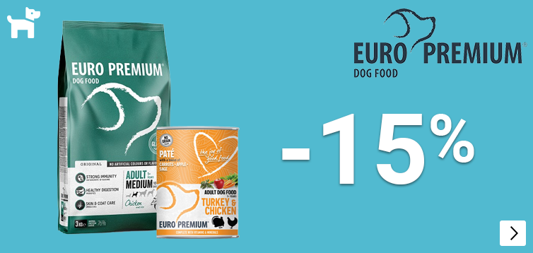 EURO PREMIUM 15% korting DOG