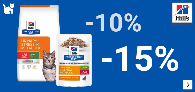 Hill's Prescription Diet Urinary tot 15% korting  (nat 15% droog 2e zak 20%) CAT