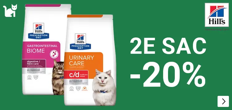 Hill's Prescription Diet droogvoer 2e zak 20% let op afwijkende termijn CAT
