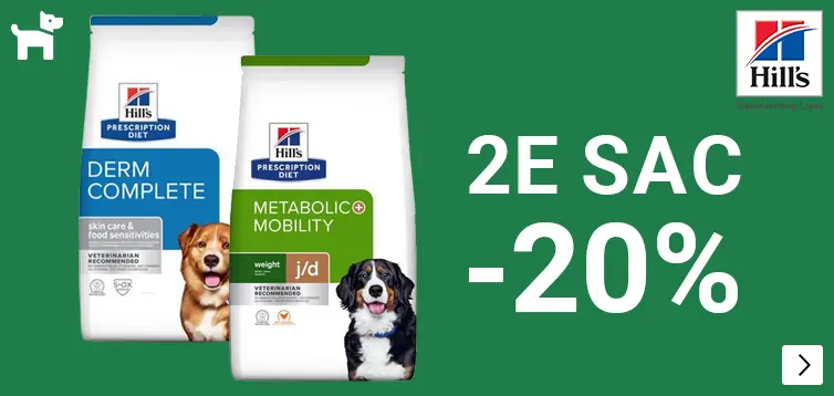Hill's Prescription Diet droogvoer 2e zak 20% let op afwijkende termijn DOG