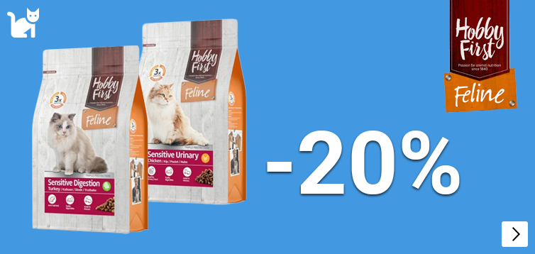 Hobby First Feline kattenvoer 4.5 kg 20% korting CAT