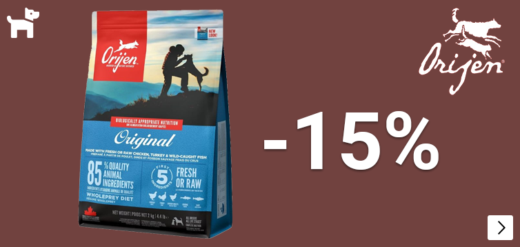 Orijen Original 17 kg 15% korting DOG