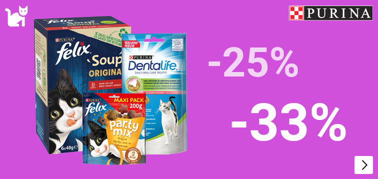 Dentalife of Felix kattensnoep of snacks 33% korting Felix kattensoup 25% korting CAT