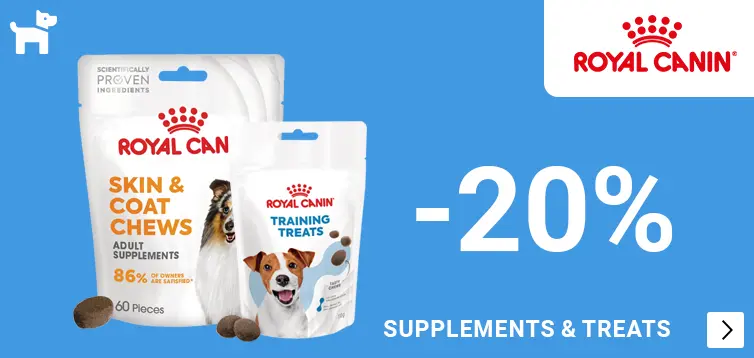 Royal Canin supplementen en trainingsnack 110g 20% korting