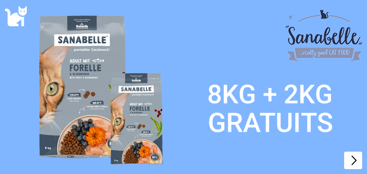 SANABELLE 8kg en 2kg gratis CAT