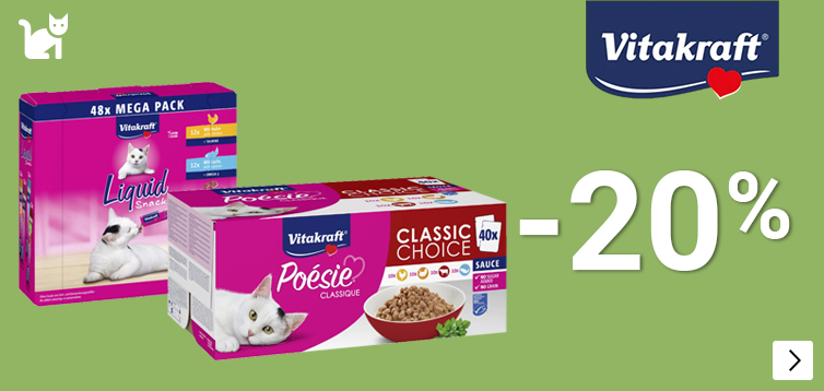 VITAKRAFT KATTENSNACKS 20% korting CAT