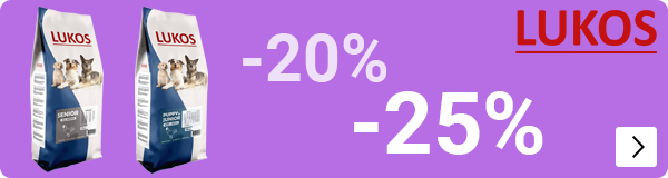 LUKOS droogvoer tot 25% korting DOG