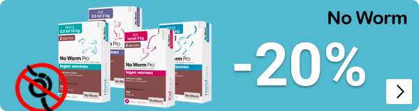 NO WORM PRO 20% korting DOG CAT