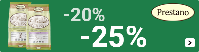 PRESTANO droogvoer tot 25% korting DOG