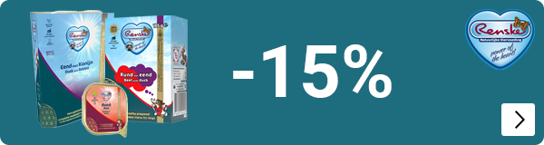RENSKE 15% korting DOG CAT