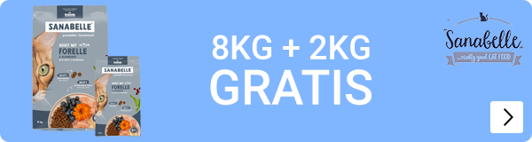 SANABELLE 8kg en 2kg gratis CAT