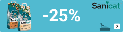SANICAT 25% korting CAT