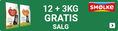 Smølke bonusbags 12+3kg gratis DOG