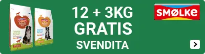 Smølke bonusbags 12+3kg gratis DOG