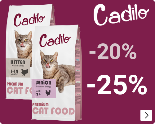 CADILO droogvoer tot 25% korting CAT