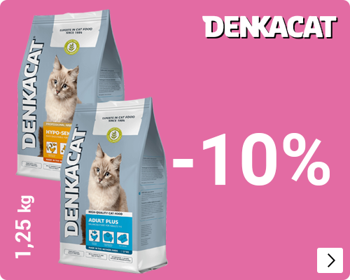 Denkacat 1,25kg kattenvoer 10% korting CAT