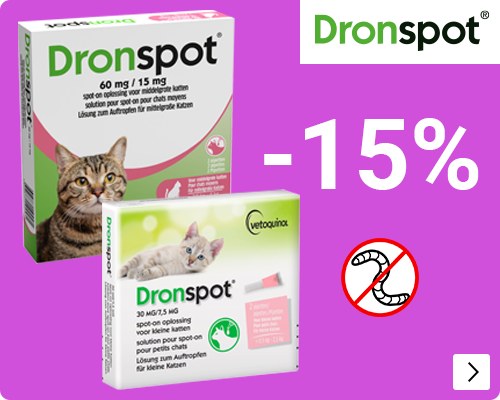 DRONSPOT 15% korting DOG CAT