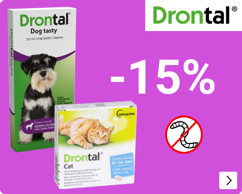 DRONTAL 15% korting DOG CAT