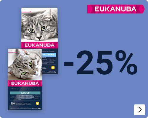 Eukanuba kattenvoer 25% korting CAT