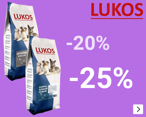 LUKOS droogvoer tot 25% korting DOG