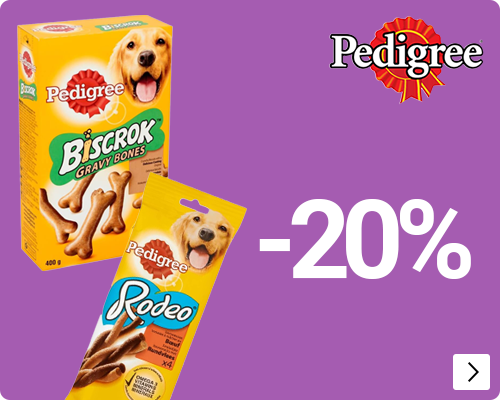 Pedigree diverse snacks 20% korting DOG