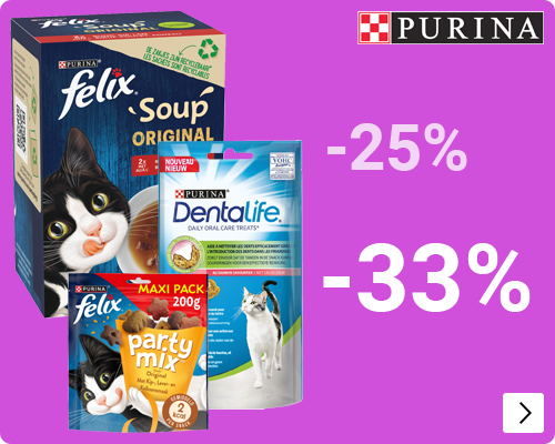 Dentalife of Felix kattensnoep of snacks 33% korting Felix kattensoup 25% korting CAT