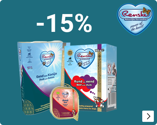 RENSKE 15% korting DOG CAT