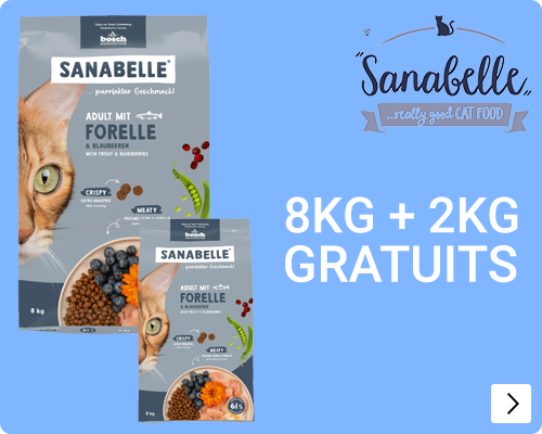 SANABELLE 8kg en 2kg gratis CAT