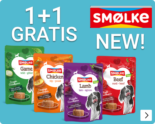 Smølke Goodness nat hondenvoer nieuw bij brekz 1+1 gratis DOG