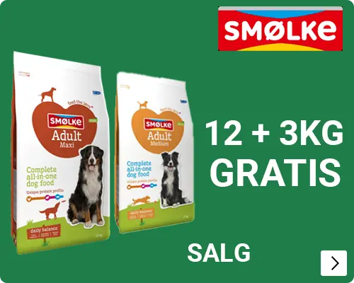 Smølke bonusbags 12+3kg gratis DOG