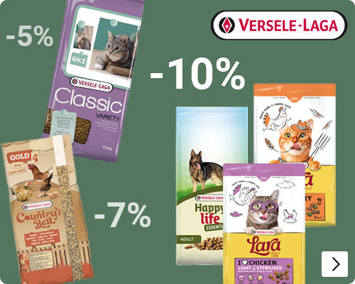 Versele laga diverse promoties 5% 7% en 10% korting