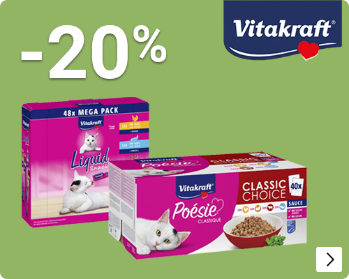 VITAKRAFT KATTENSNACKS 20% korting CAT