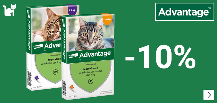 ADVANTAGE 10% korting DOG CAT