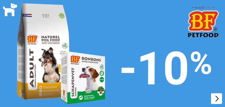 BF PETFOOD HOND 10% korting DOG