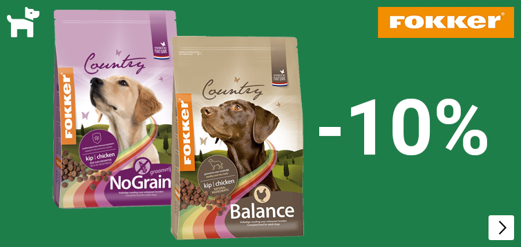 FOKKER COUNTRY H+K 10% korting DOG