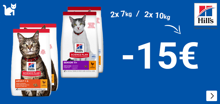 Hill's science plan grootverpakkingen kat 15 euro korting per 2 CAT