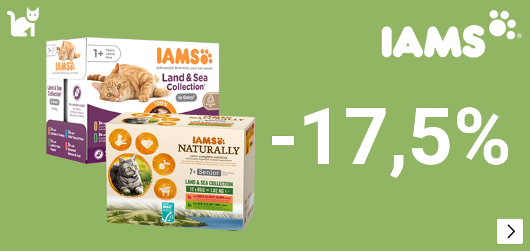 Iams pouch kattenvoer nat 17.5% korting CAT