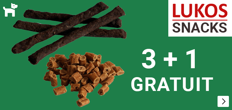 LUKOS SNACKS 3+1 gratis DOG