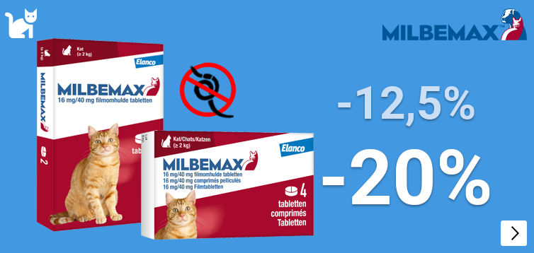 MILBEMAX tot 20% korting DOG CAT