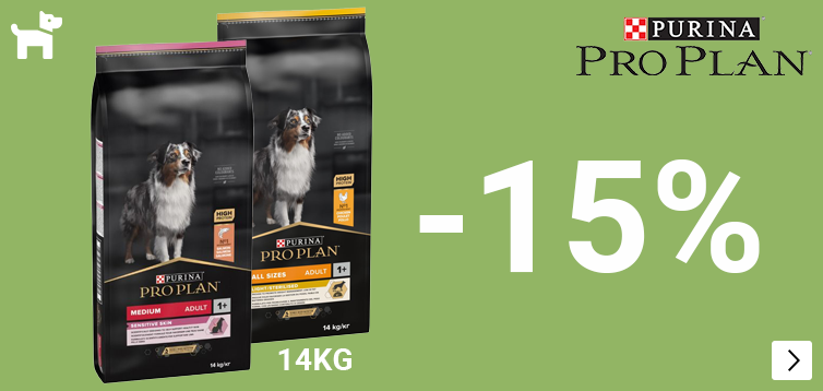 pro plan hondenvoer gvp 15% korting DOG