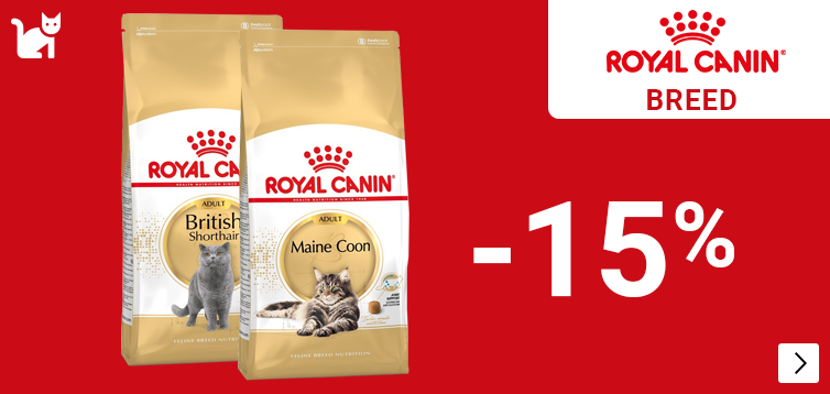 Royal Canin Breed grootverpakkingen kat 15% korting CAT