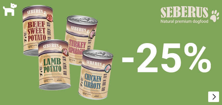 SEBERUS NATVOER 25% korting DOG