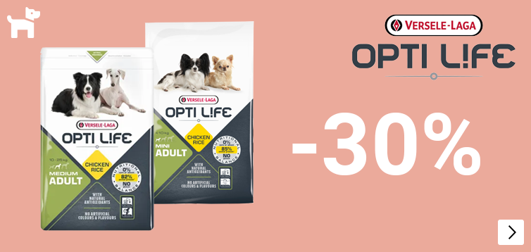 Opti life 2,5kg hondenvoer 30% korting