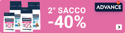 alle Advance honden en kattenvoer 40% korting op de 2e zak DOG CAT