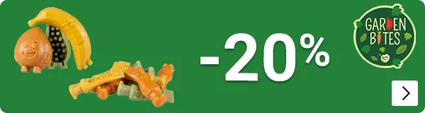 JOR-GARDEN BITES 20% korting DOG