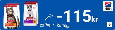 Hill's science plan grootverpakkingen kat 15 euro korting per 2 CAT