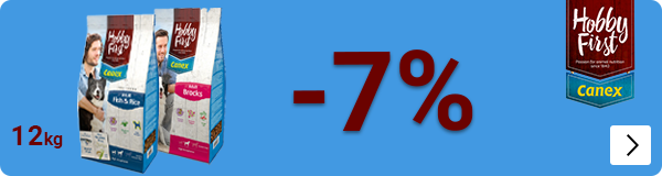 Hobbyfirst Canex 12kg hondenvoer 7% korting DOG