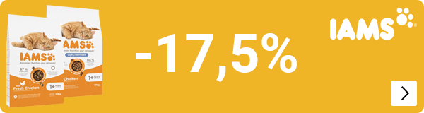 iams grootverpakkingen kat 17.5% korting CAT